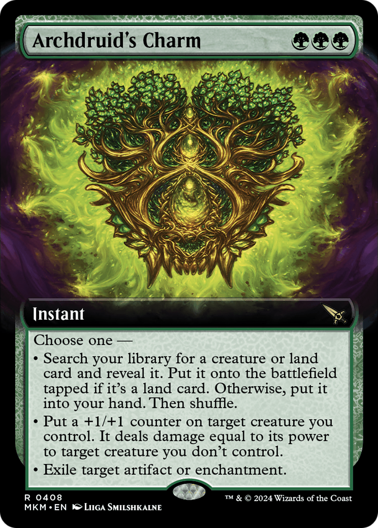 Archdruid's Charm (Extended Art) [Murders at Karlov Manor] | Good Games North
