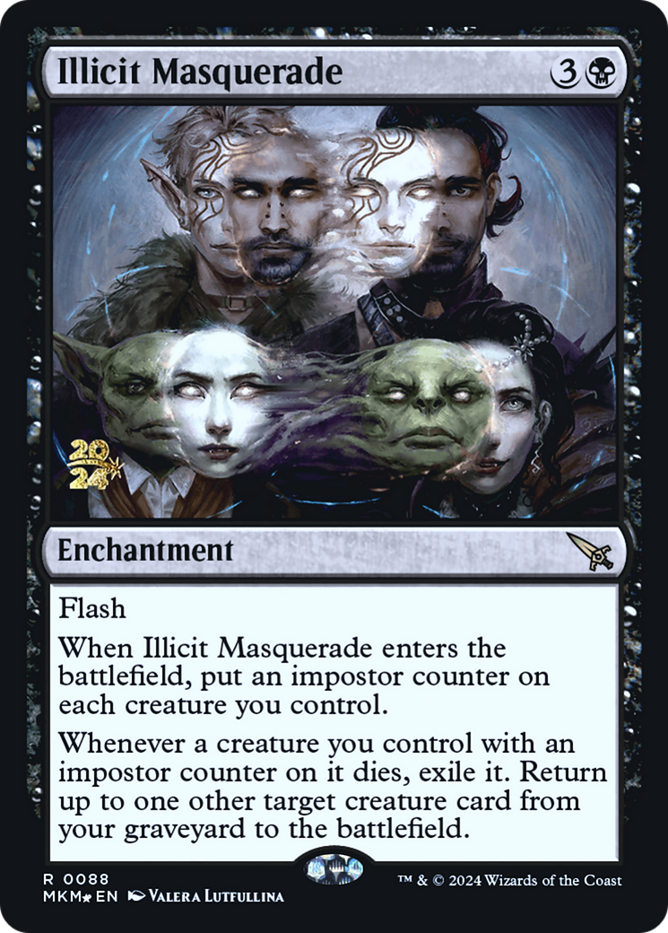 Illicit Masquerade [Murders at Karlov Manor Prerelease Promos] | Good Games North
