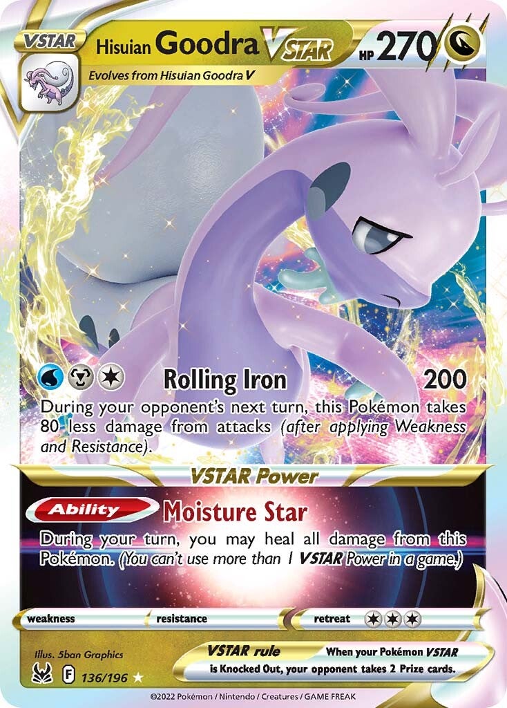Hisuian Goodra VSTAR (136/196) [Sword & Shield: Lost Origin] | Good Games North