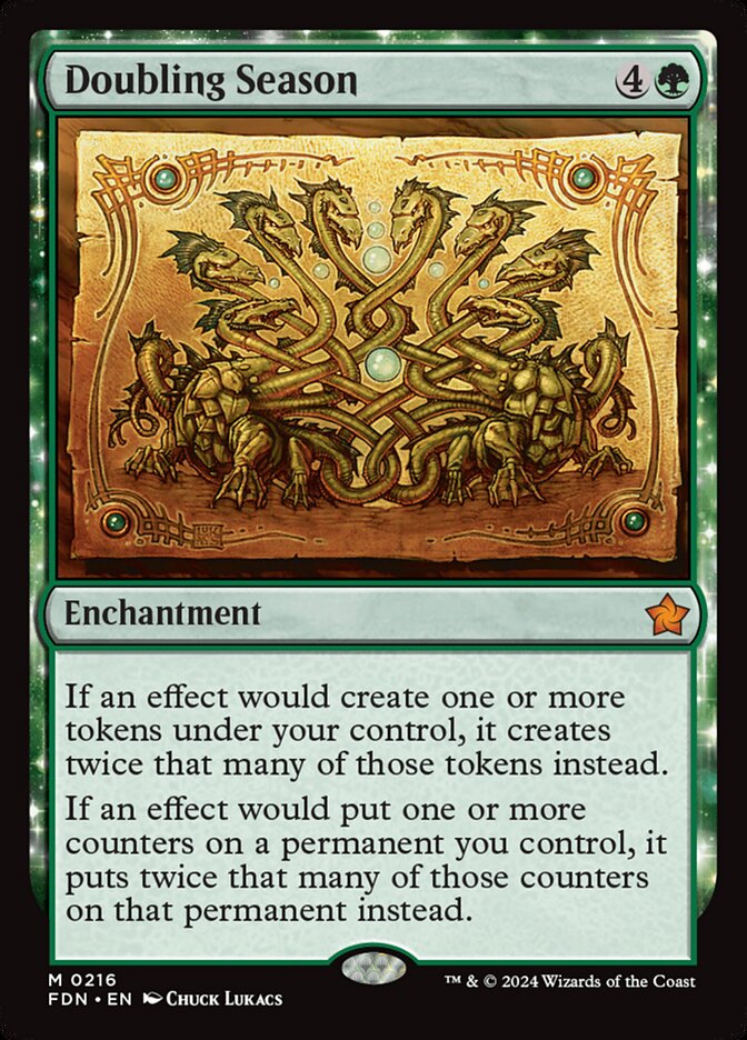 Doubling Season 216 (Foundations)  - Foil | Good Games North