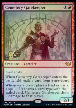 Cemetery Gatekeeper [Innistrad: Crimson Vow Prerelease Promos] | Good Games North
