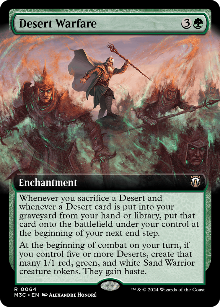 Desert Warfare (Extended Art) [Modern Horizons 3 Commander] | Good Games North
