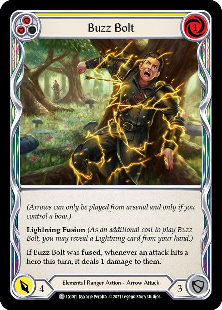 Buzz Bolt (Yellow) [LXI011] (Tales of Aria Lexi Blitz Deck)  1st Edition Normal | Good Games North