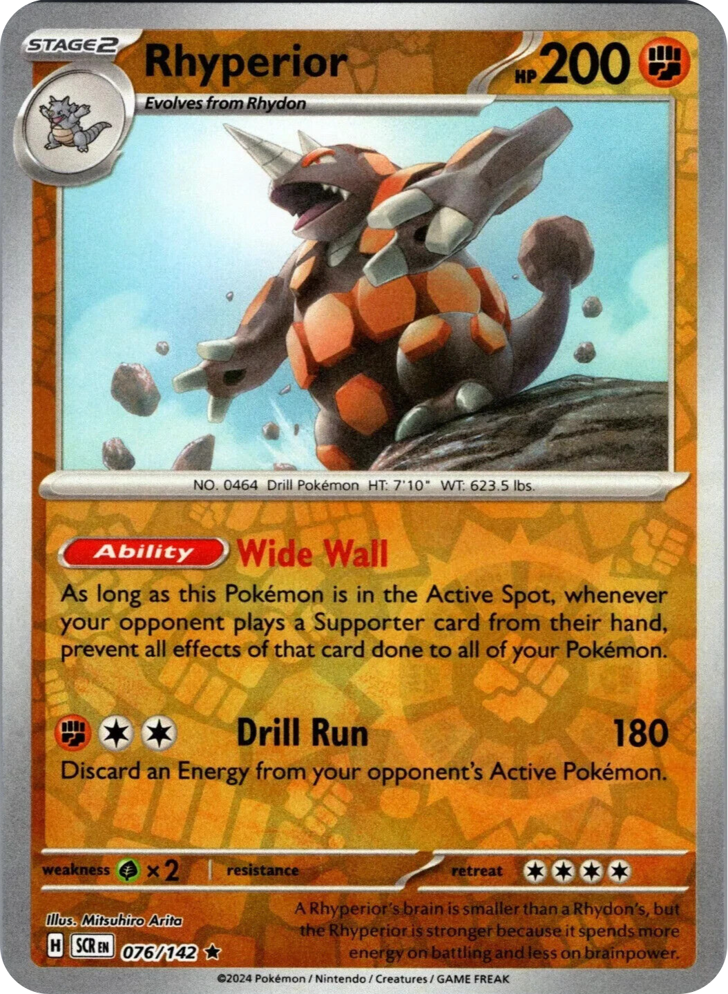 Rhyperior (076/142) [Scarlet & Violet: Stellar Crown] | Good Games North