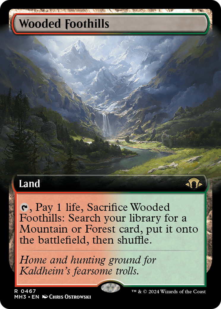 Wooded Foothills (Extended Art) [Modern Horizons 3] | Good Games North