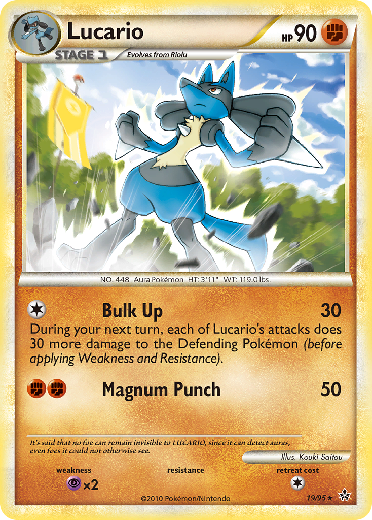 Lucario (19/95) [HeartGold & SoulSilver: Unleashed] | Good Games North