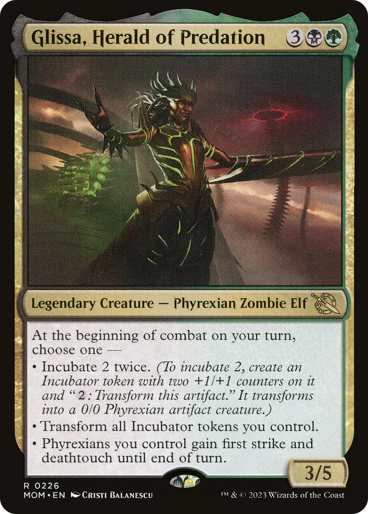 Glissa, Herald of Predation [March of the Machine] | Good Games North