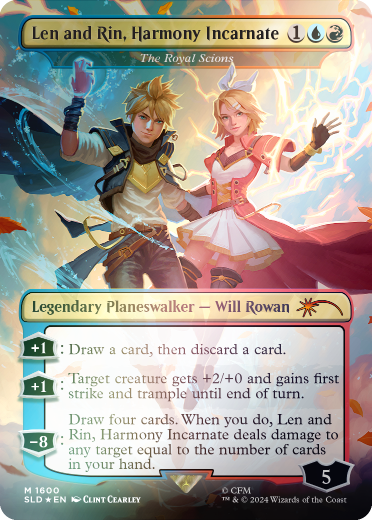 Len and Rin, Harmony Incarnate - The Royal Scions (Rainbow Foil) [Secret Lair Drop Series] | Good Games North