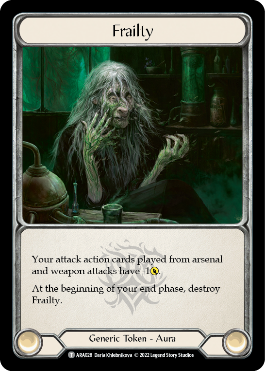 Frailty [ARA028] (Outsiders Arakni Blitz Deck) | Good Games North