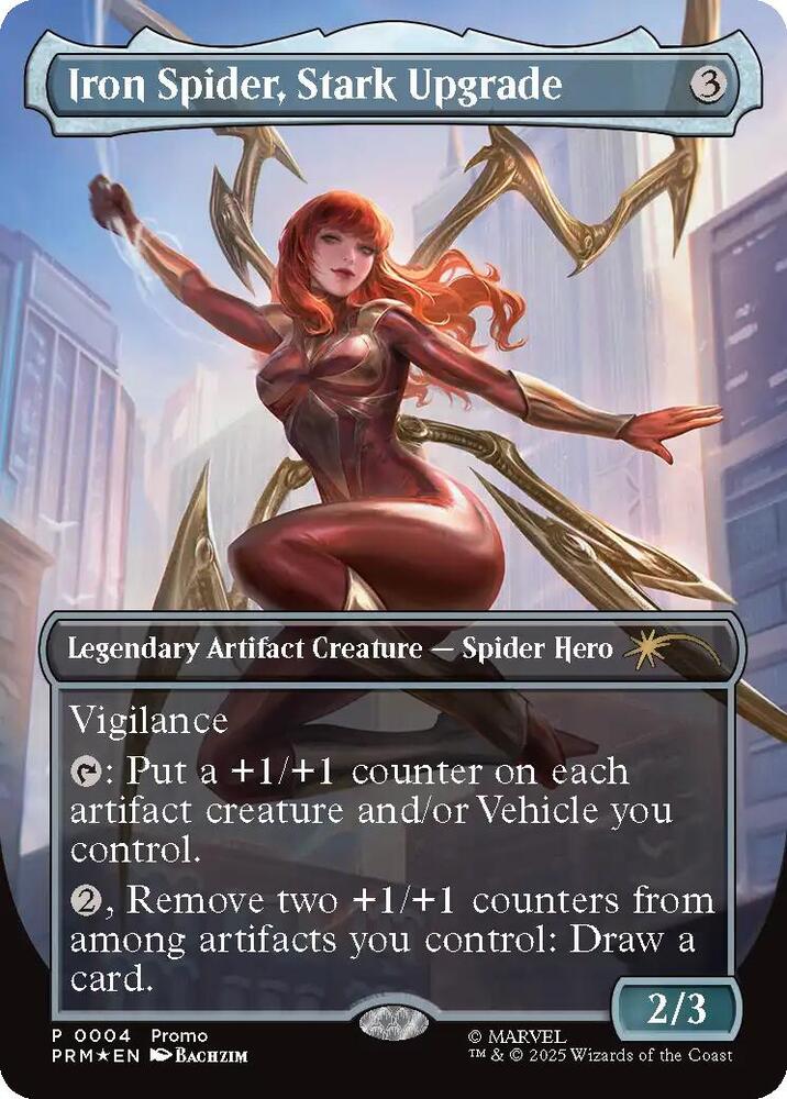 Iron Spider Stark Upgrade  4/0 (Media Promos)  - Borderless Foil | Good Games North