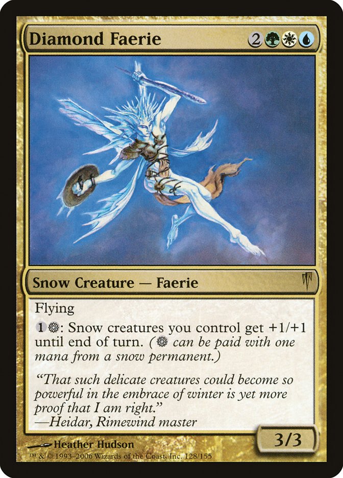 Diamond Faerie (Coldsnap)  - Foil | Good Games North