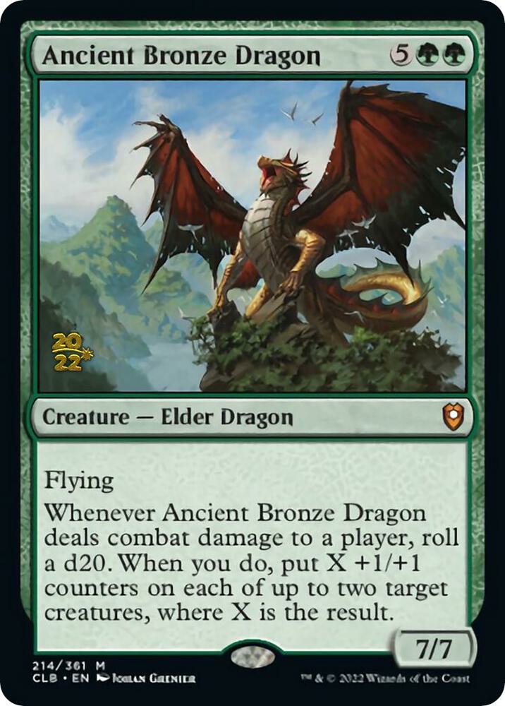 Ancient Bronze Dragon (Prerelease Cards)  - Foil | Good Games North