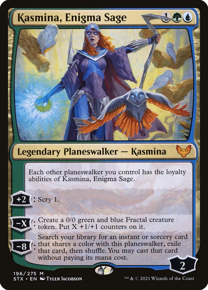 Kasmina, Enigma Sage 196 (Strixhaven: School of Mages)  - Foil | Good Games North
