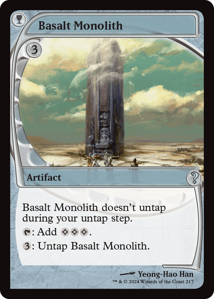 Basalt Monolith (Future Sight) [Mystery Booster 2] | Good Games North