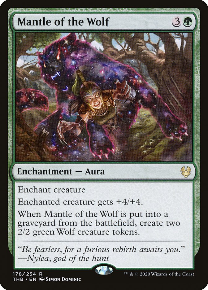 Mantle of the Wolf 178/254 (Theros Beyond Death)  - Foil | Good Games North