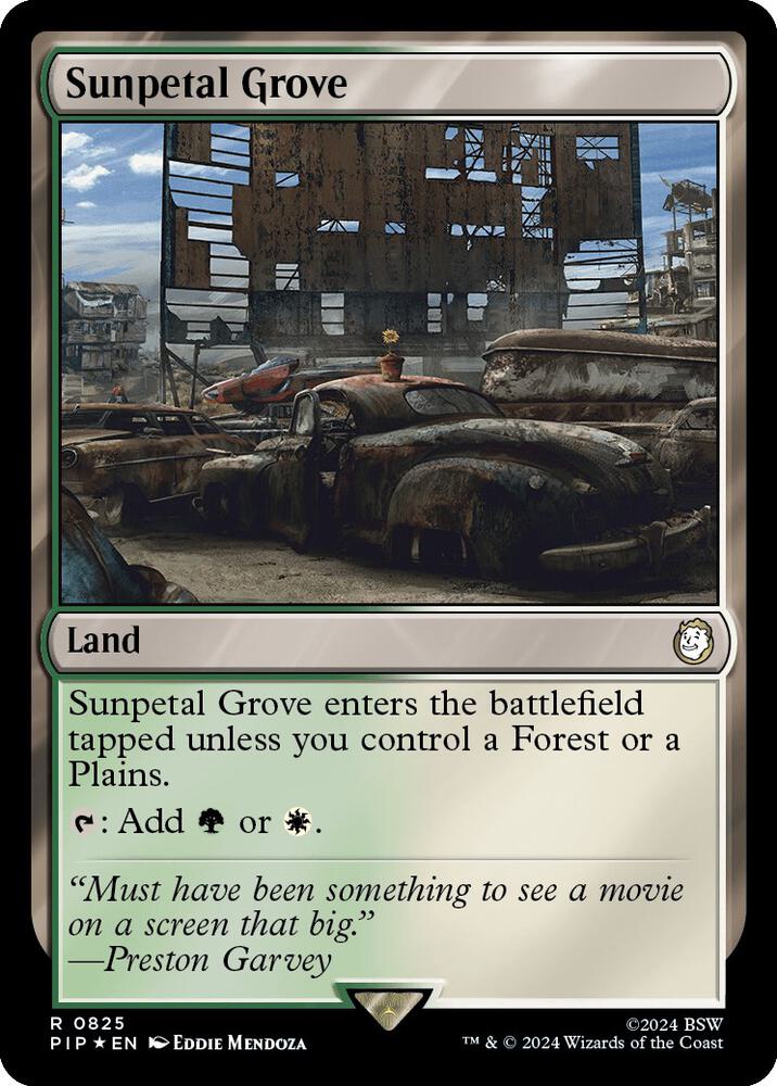 Sunpetal Grove Surge Foil (Universes Beyond: Fallout)  - Foil | Good Games North