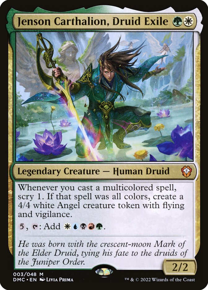 Jenson Carthalion, Druid Exile 3/50 (Commander: Dominaria United)  - Foil | Good Games North