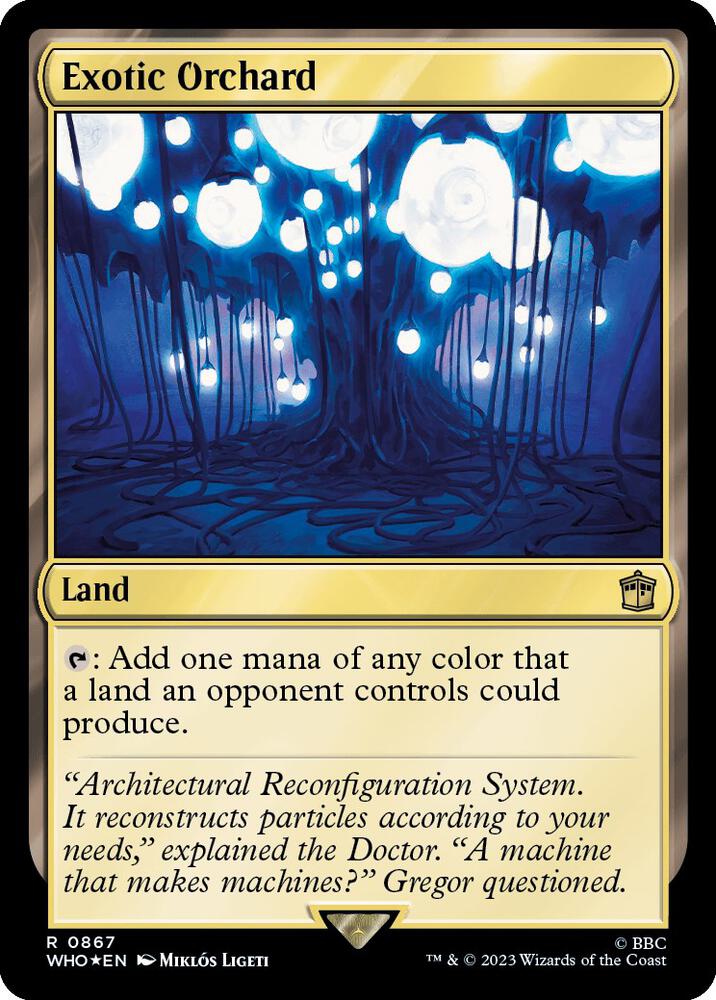 Exotic Orchard 867/331 (Universes Beyond: Doctor Who)  - Surge Foil | Good Games North