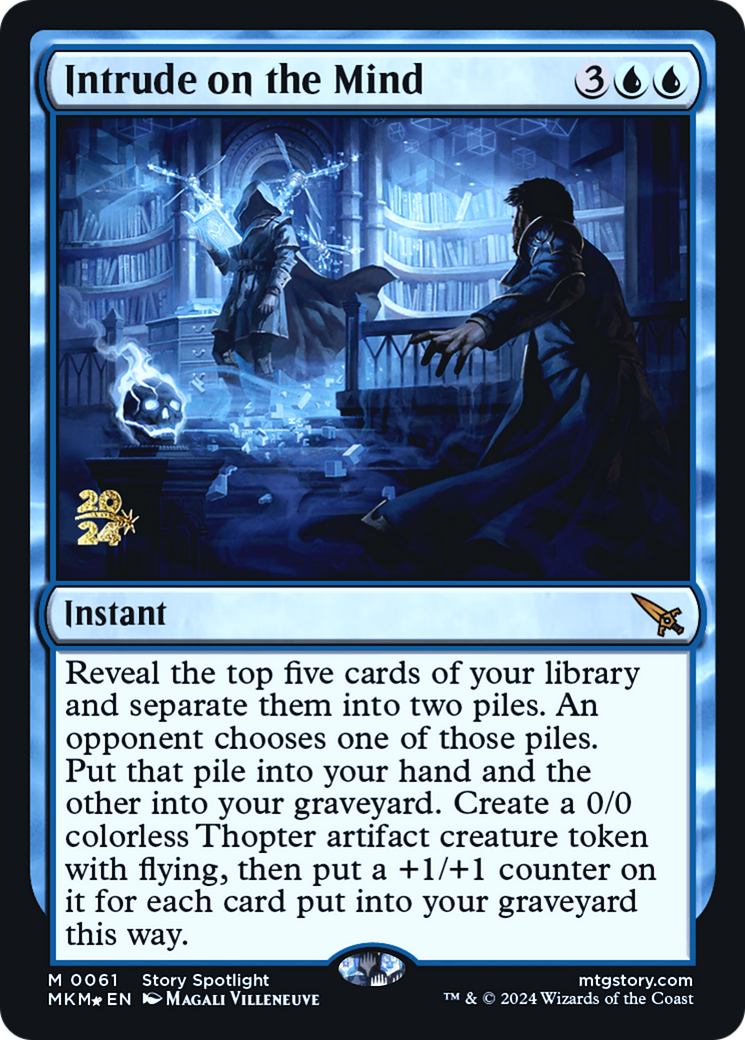 Intrude on the Mind [Murders at Karlov Manor Prerelease Promos] | Good Games North