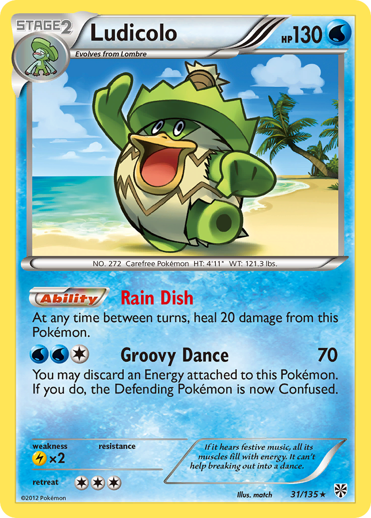 Ludicolo (31/135) [Black & White: Plasma Storm] | Good Games North