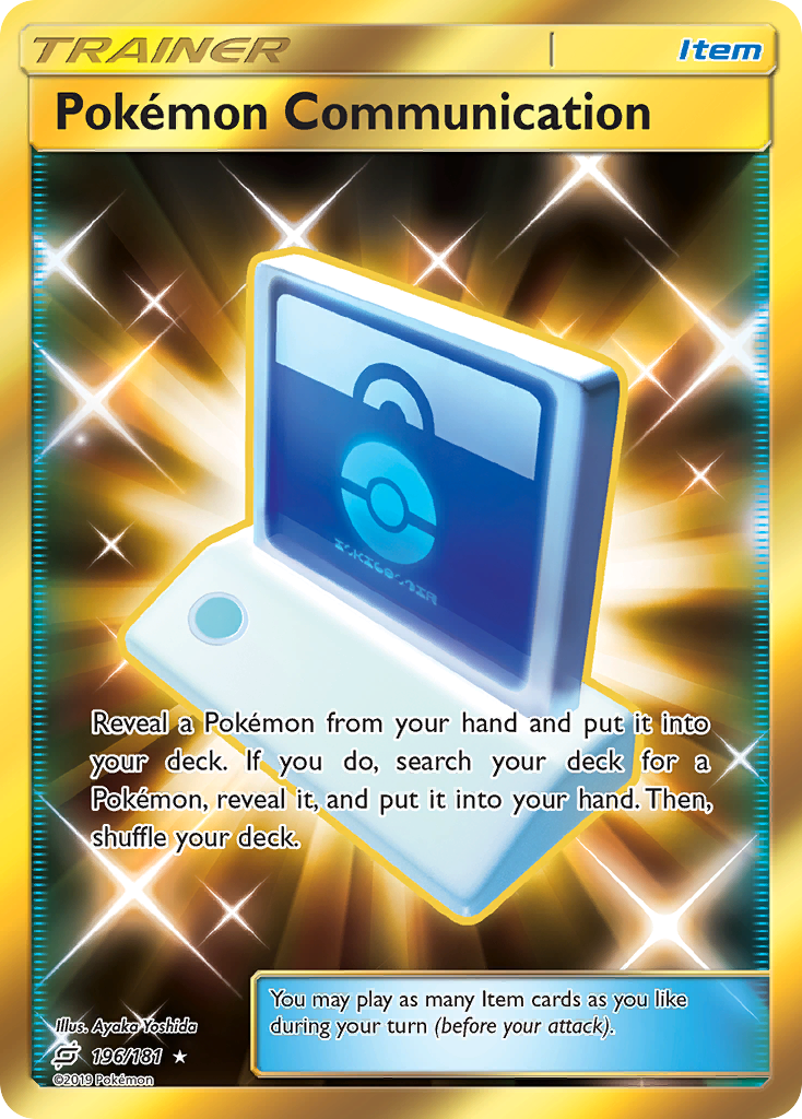 Pokemon Communication (196/181) [Sun & Moon: Team Up] | Good Games North