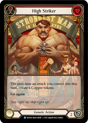 High Striker (Red) [EVR164] (Everfest)  1st Edition Extended Art Rainbow Foil | Good Games North