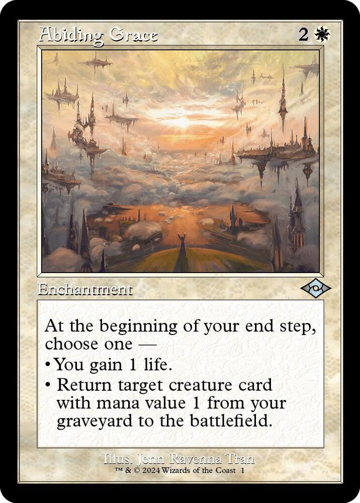 Abiding Grace Retro Frame (Modern Horizons 2)  - Foil | Good Games North