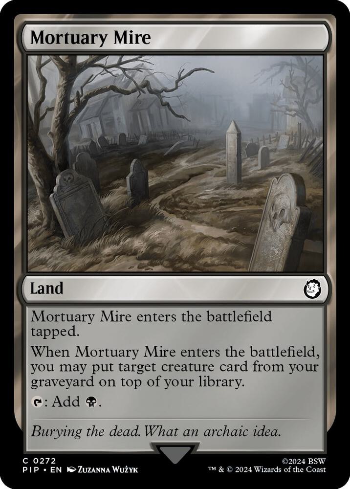 Mortuary Mire 272 (Universes Beyond: Fallout)  - Foil | Good Games North
