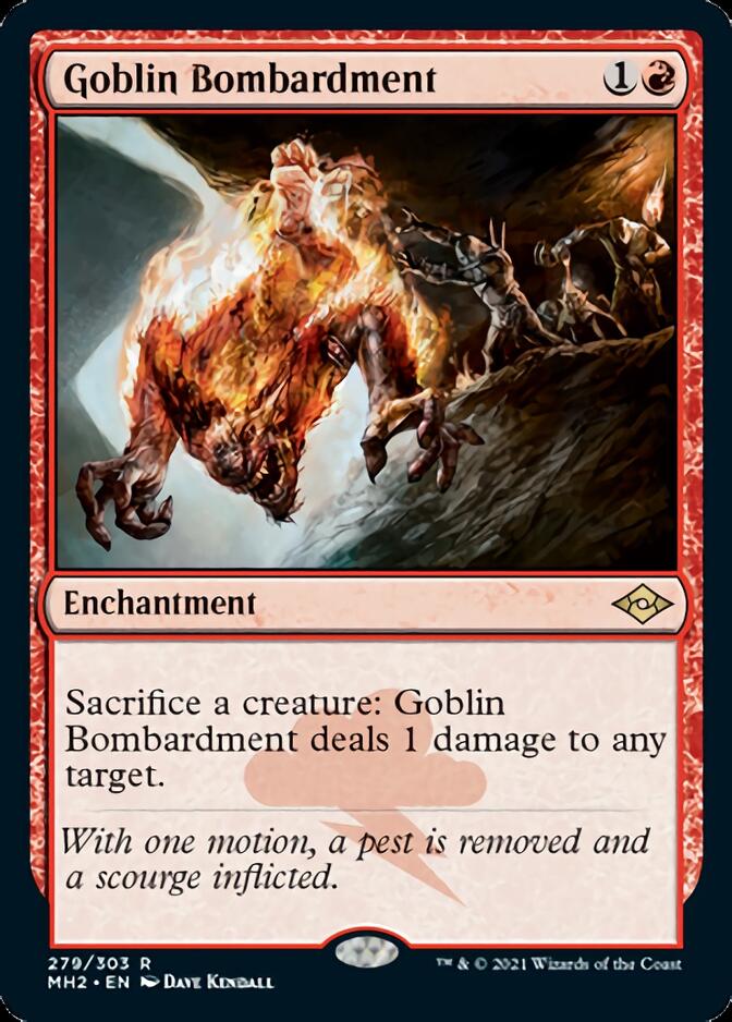 Goblin Bombardment (Foil Etched) [Modern Horizons 2] | Good Games North