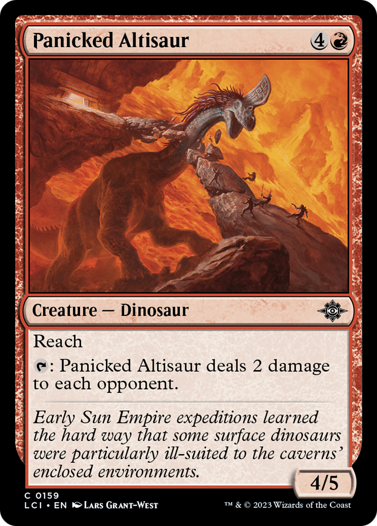 Panicked Altisaur [The Lost Caverns of Ixalan] | Good Games North