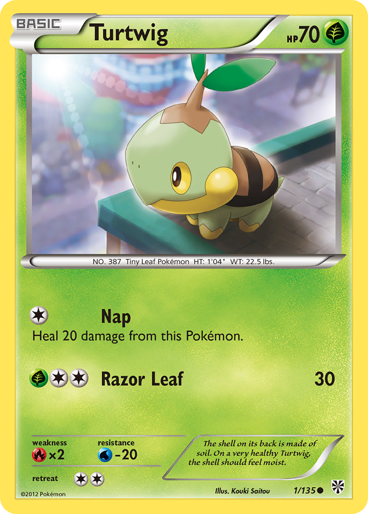 Turtwig (1/135) [Black & White: Plasma Storm] | Good Games North