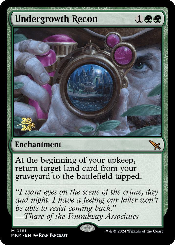 Undergrowth Recon (Prerelease Cards)  - Foil | Good Games North