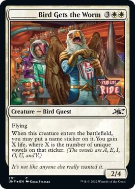 _____ Bird Gets the Worm Galaxy Foil (Unfinity)  - undefined | Good Games North