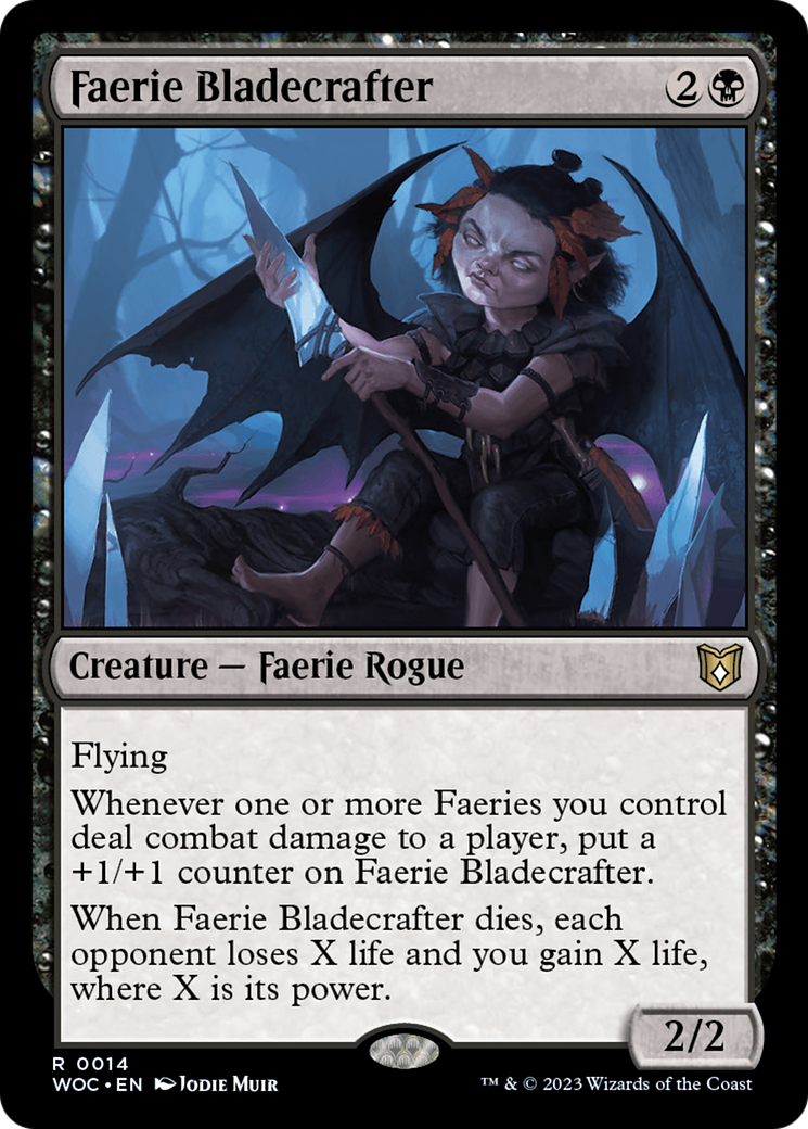 Faerie Bladecrafter [Wilds of Eldraine Commander] | Good Games North