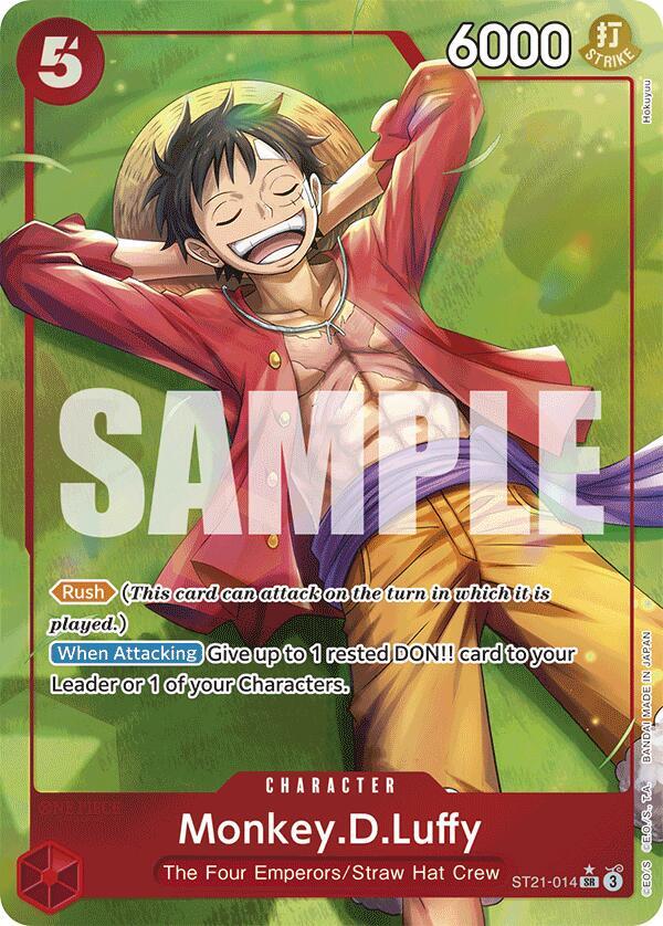 Monkey.D.Luffy ST21-014 (Starter Deck EX: Gear 5)  - Parallel Foil | Good Games North