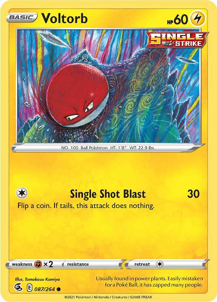 Voltorb (087/264) [Sword & Shield: Fusion Strike] | Good Games North