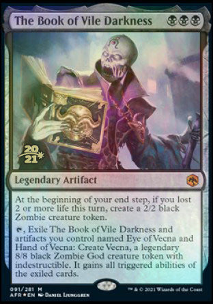 The Book of Vile Darkness [Dungeons & Dragons: Adventures in the Forgotten Realms Prerelease Promos] | Good Games North