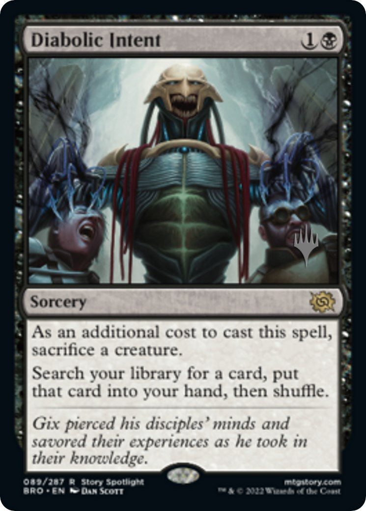Diabolic Intent (Promo Pack) [The Brothers' War Promos] | Good Games North