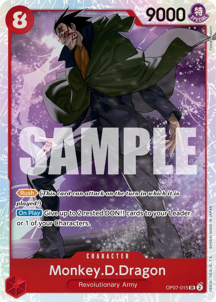 Monkey.D.Dragon OP07-015 (500 Years in the Future)  - Foil | Good Games North