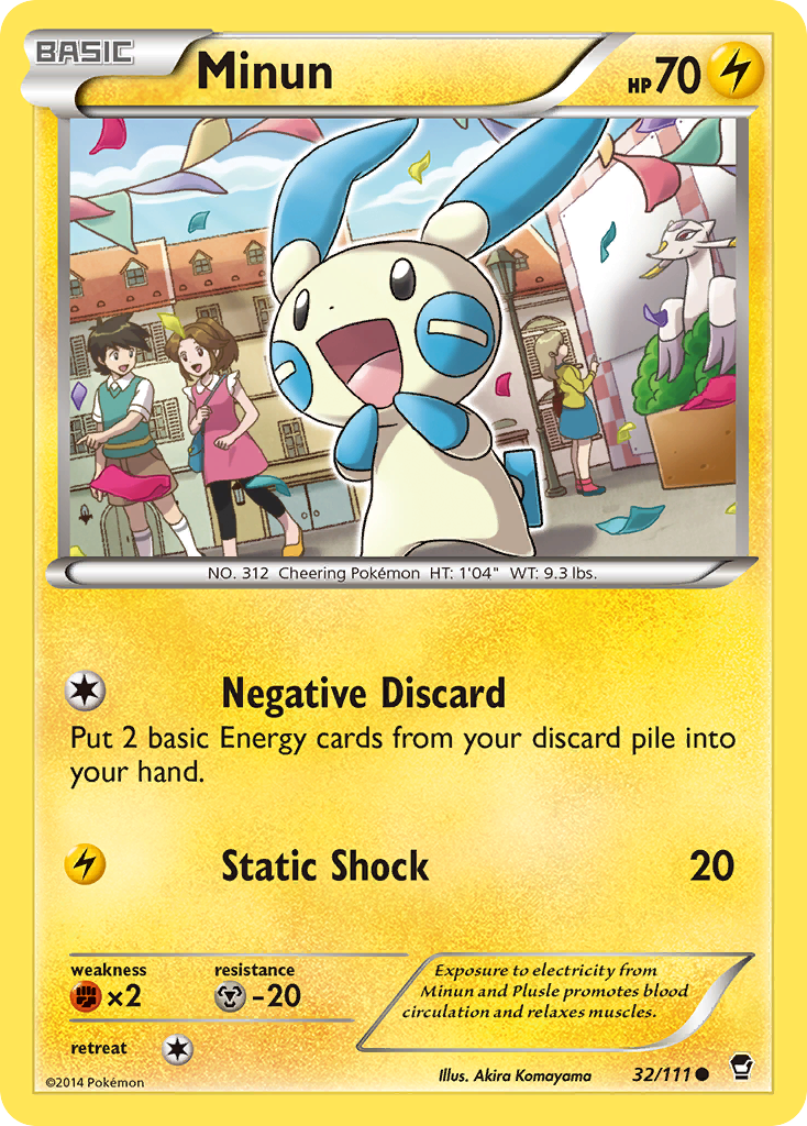 Minun (32/111) [XY: Furious Fists] | Good Games North