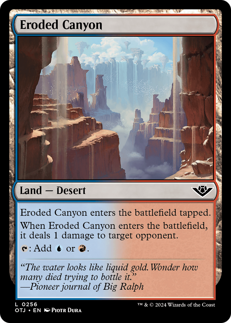 Eroded Canyon [Outlaws of Thunder Junction] | Good Games North