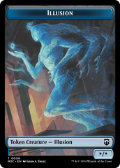 Illusion // Servo Double-Sided Token [Modern Horizons 3 Commander Tokens] | Good Games North