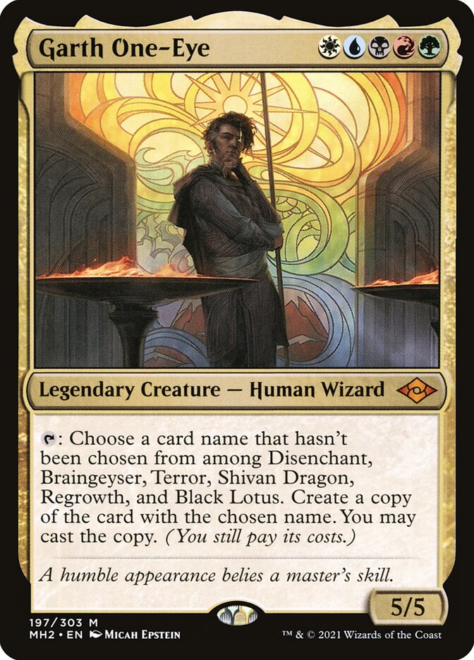 Garth One-Eye (Modern Horizons 2)  - Foil | Good Games North