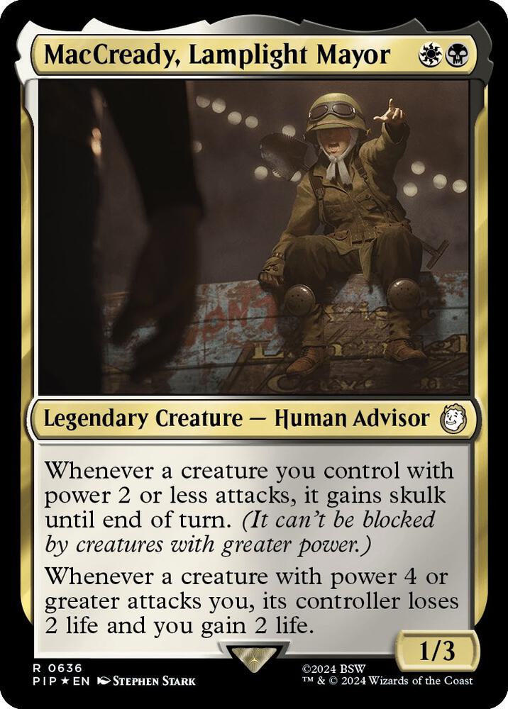MacCready Lamplight Mayor Surge Foil (Universes Beyond: Fallout)  - Foil | Good Games North