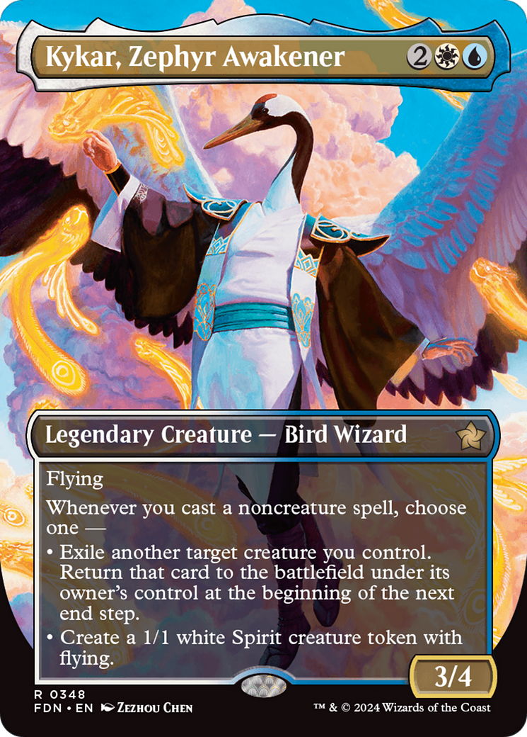 Kykar, Zephyr Awakener (Borderless) [Foundations] | Good Games North
