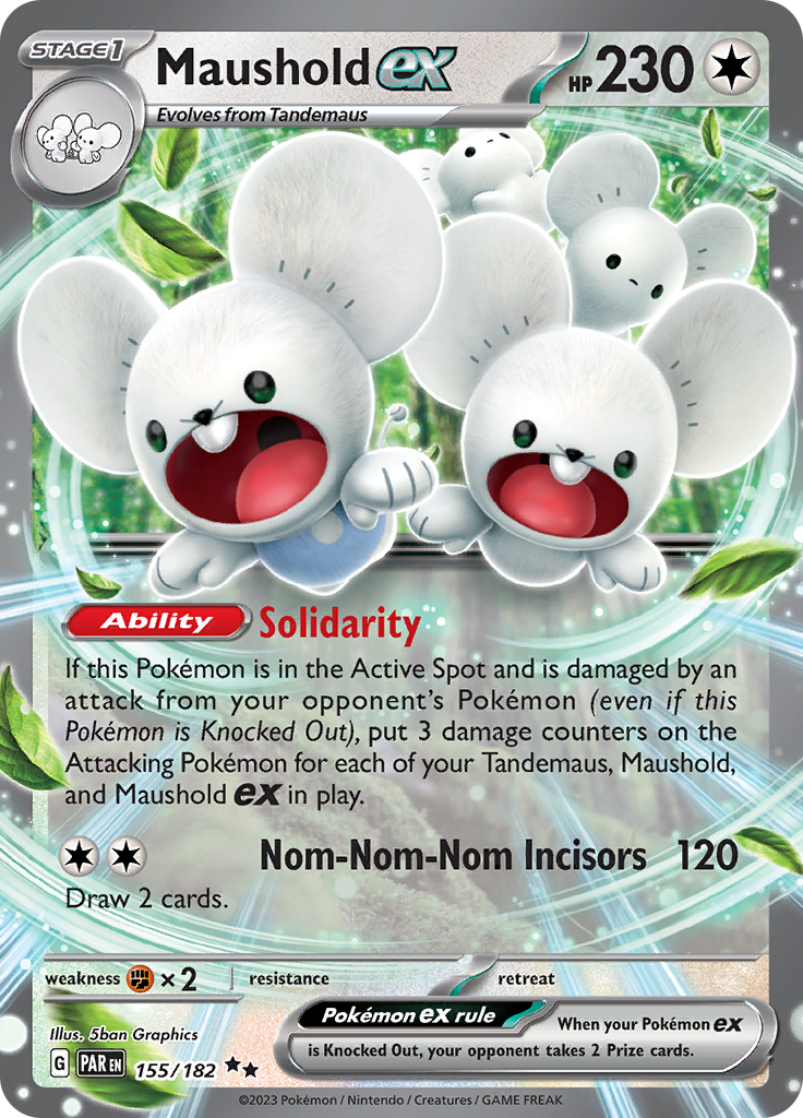 Maushold ex (155/182) [Scarlet & Violet: Paradox Rift] | Good Games North