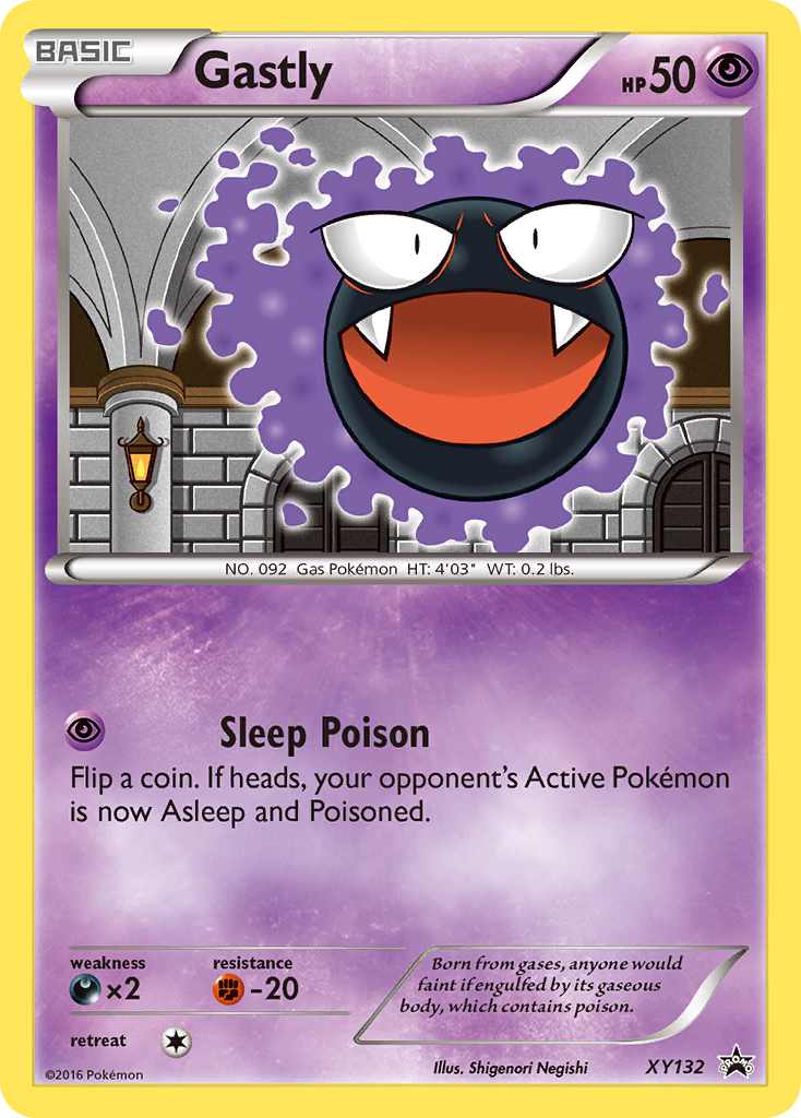 Gastly (XY132) [XY: Black Star Promos] | Good Games North