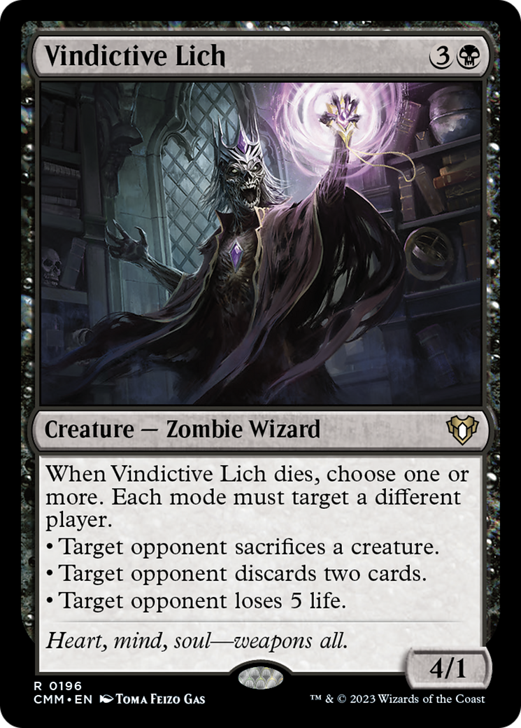 Vindictive Lich [Commander Masters] | Good Games North