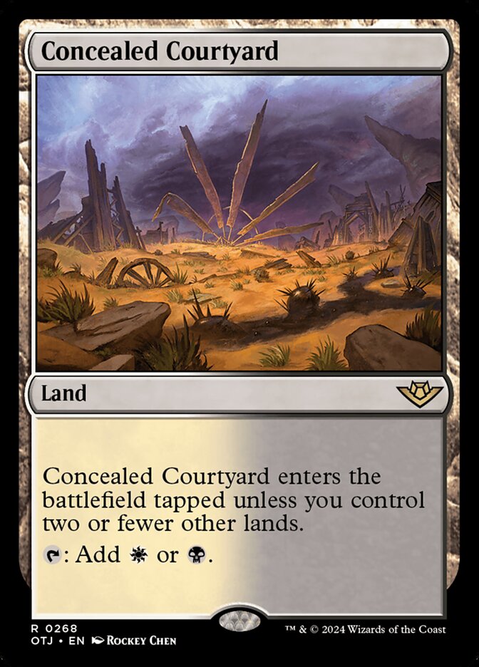 Concealed Courtyard (Outlaws of Thunder Junction)  | Good Games North