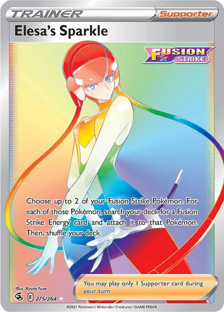 Elesa's Sparkle Secret 275/264 (SWSH08: Fusion Strike)  - Holofoil | Good Games North